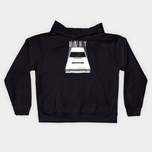 Dodge Dart 1968 - white Kids Hoodie